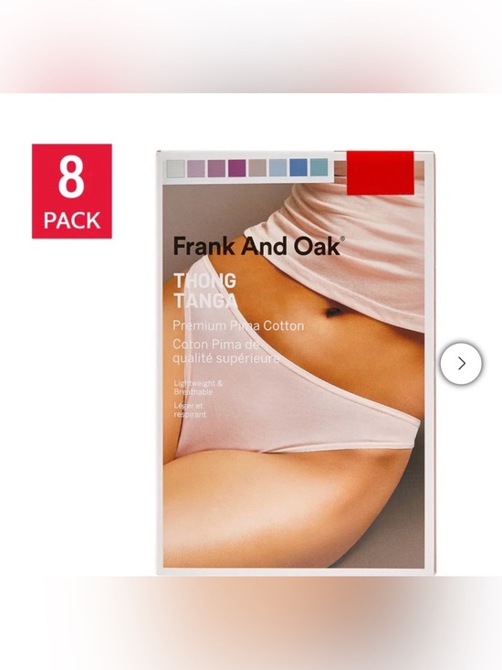 Frank & Oak Other - BNIB - Frank & Oak Cotton Thongs - Size Small - Multicoloured